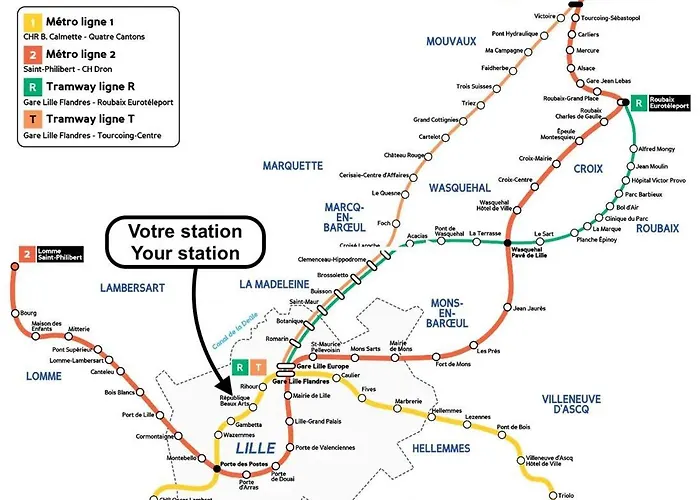 5-bedroom House In The Centre Of Lille. 게스트하우스 4*