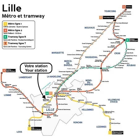 5-bedroom House In The Centre Of Lille. בית הארחה *